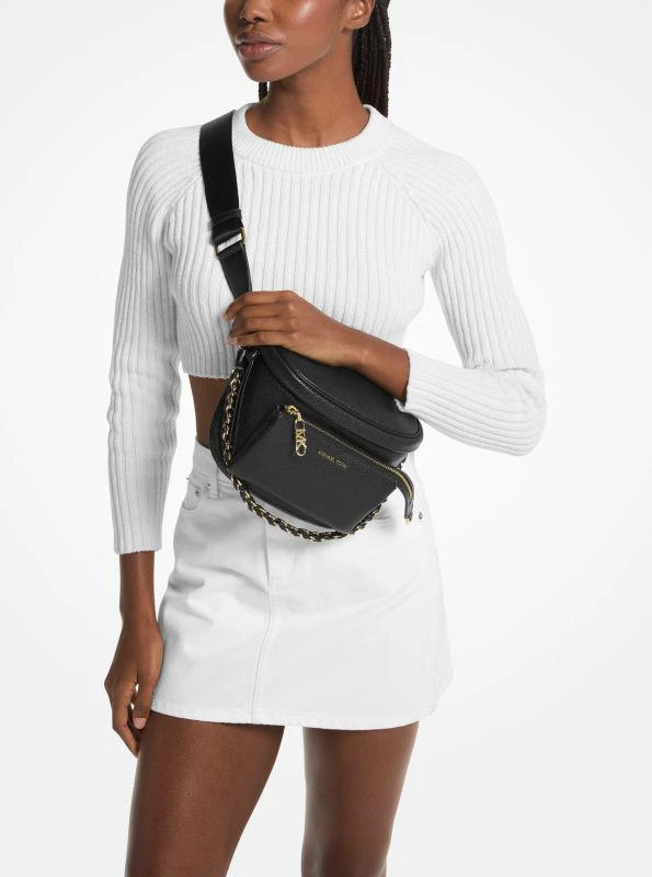 Michael Kors Slater Medium Pebbled Leather Sling Pack 3
