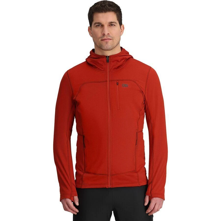 Outdoor Research Vigor Grid Fleece Full-Zip Hooded Jacket - Men's 1