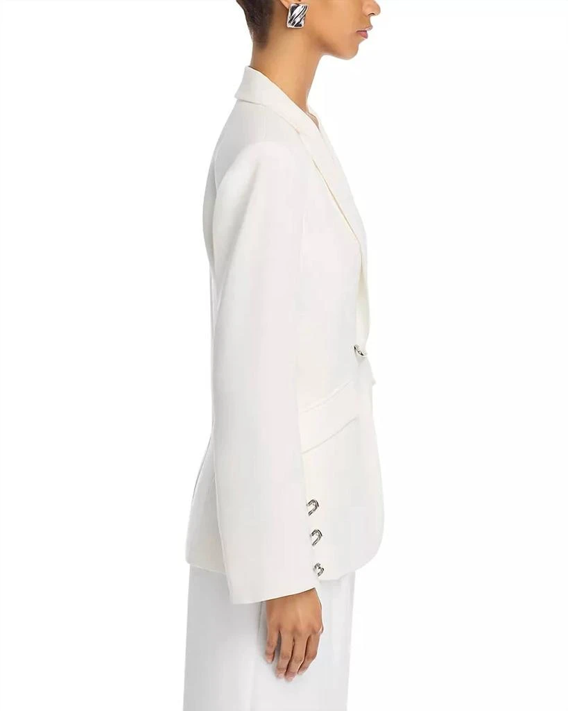 Cinq a Sept Cheyenne Rhinestone Pin Blazer In Ivory 3