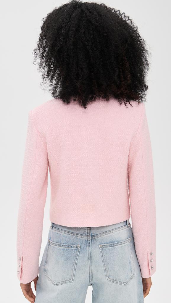 Endless Rose Tweed Buttoned Jacket