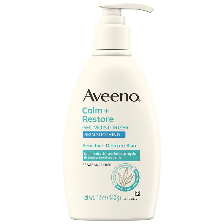 Aveeno Calm + Restore Daily Gel Body Moisturizer Fragrance Free