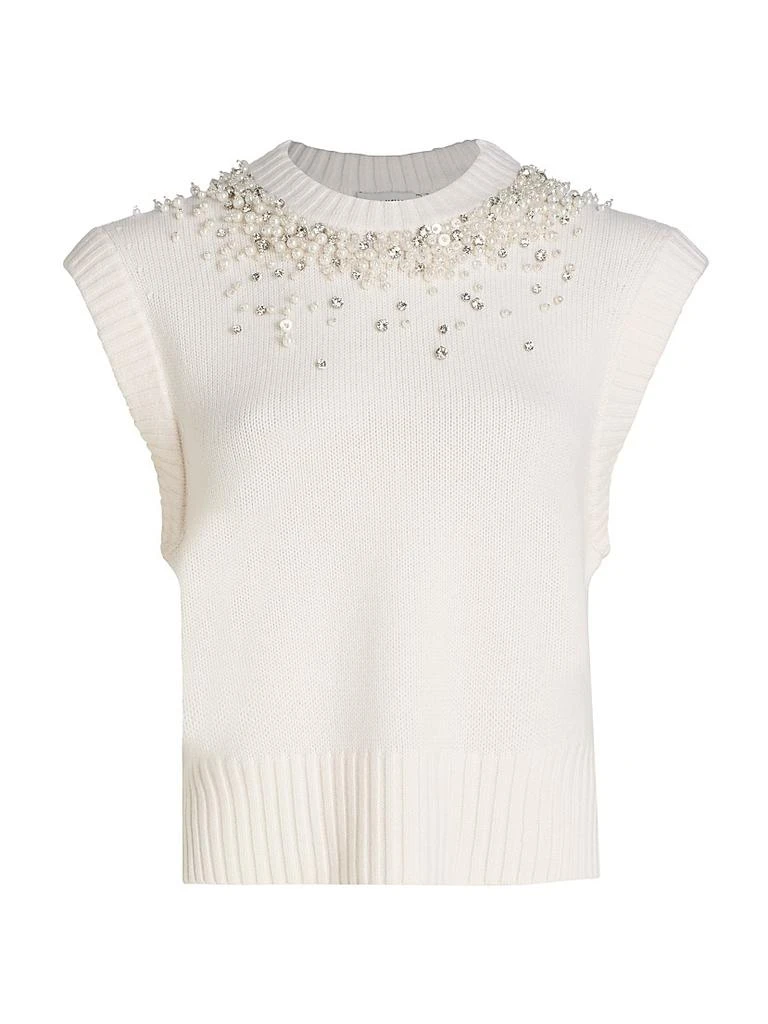 SIMKHAI Candra Embellished Sweater Vest