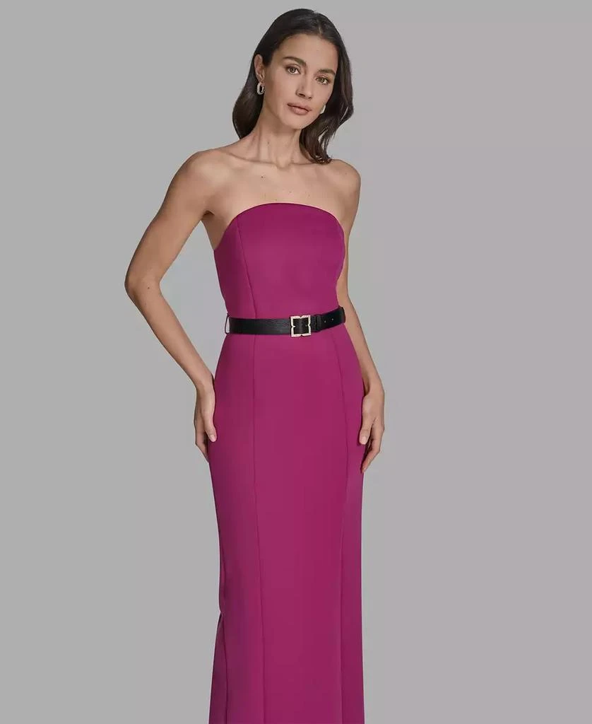 knee length dresses for ladies Pleated Gown – BCBGMAXAZRIA