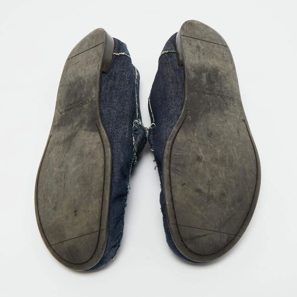 Dolce 
Gabbana Dolce 
Gabbana Navy Blue Denim Slip On Loafers Size 43 6