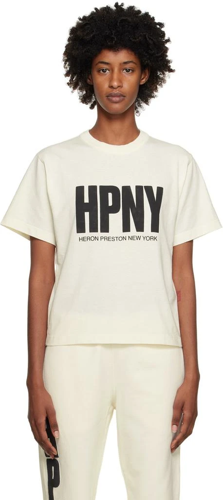Heron Preston White 'HPNY' T-Shirt 1