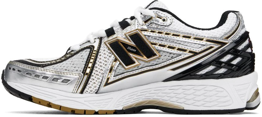 New Balance White & Black 1906R Sneakers 3