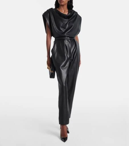 Balmain High-rise tapered pants 2