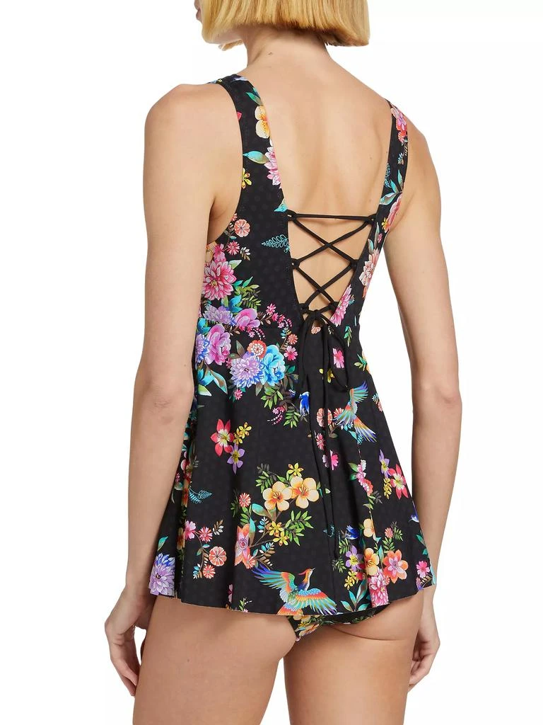 Johnny Was Sognatore Layered One-Piece Swimsuit 4