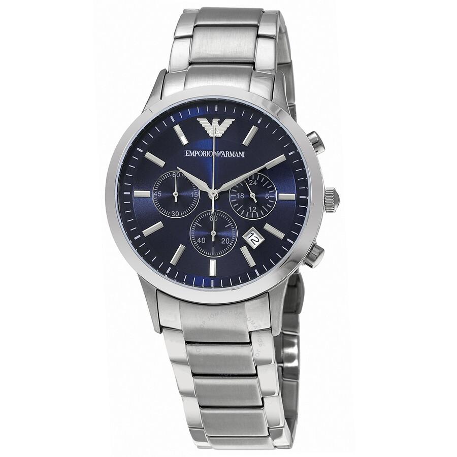 Emporio Armani Chronograph Navy Blue Dial Men's Watch AR2448
