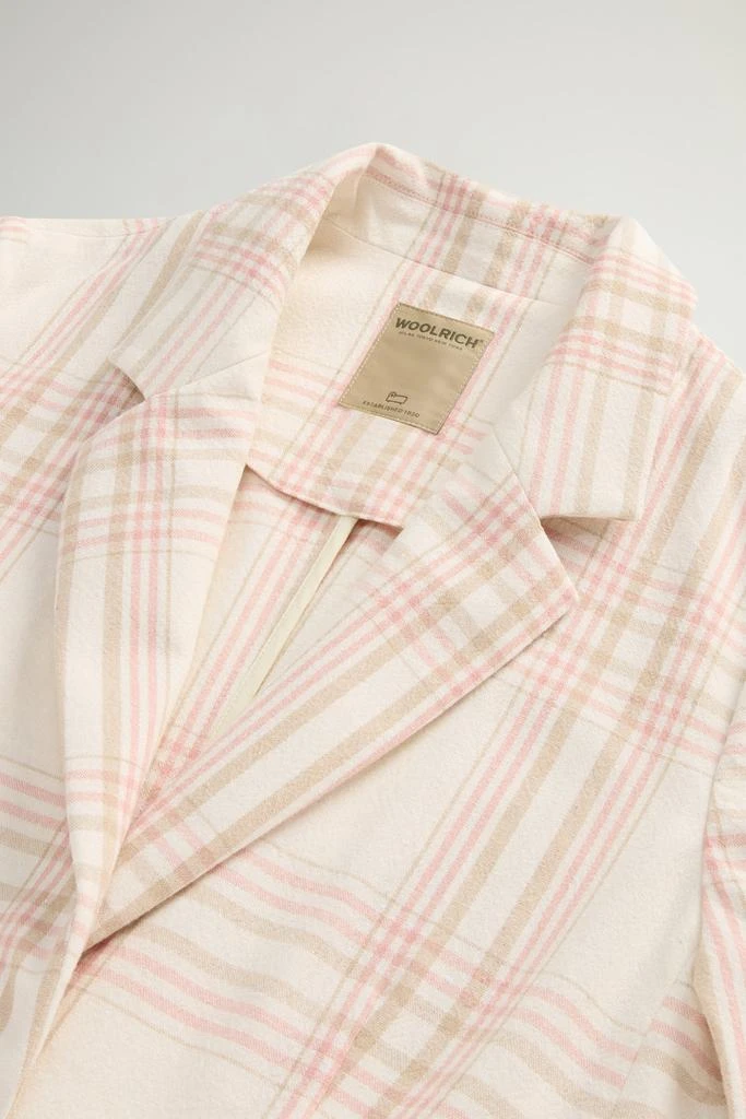 Woolrich Blazer in Manteco Cotton Blend with Checked Pattern - Women - Multicolor 6