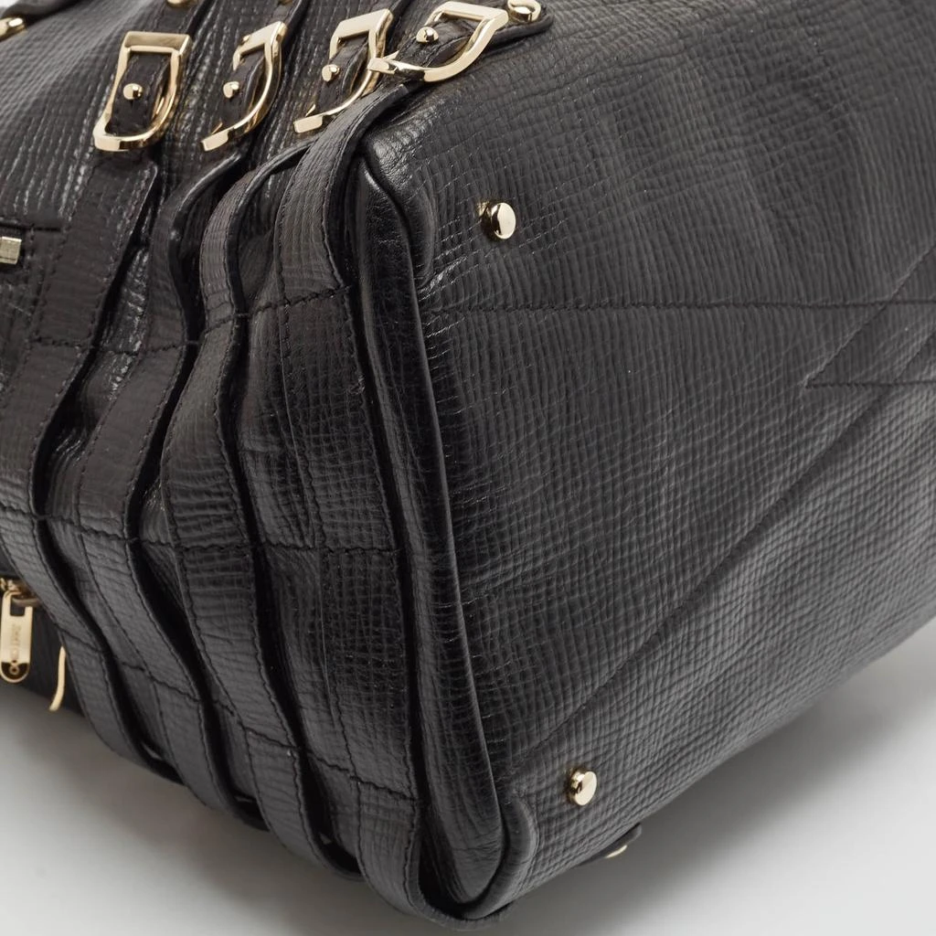 Jimmy Choo Jimmy Choo Black Textured Leather Blythe M Bag 14