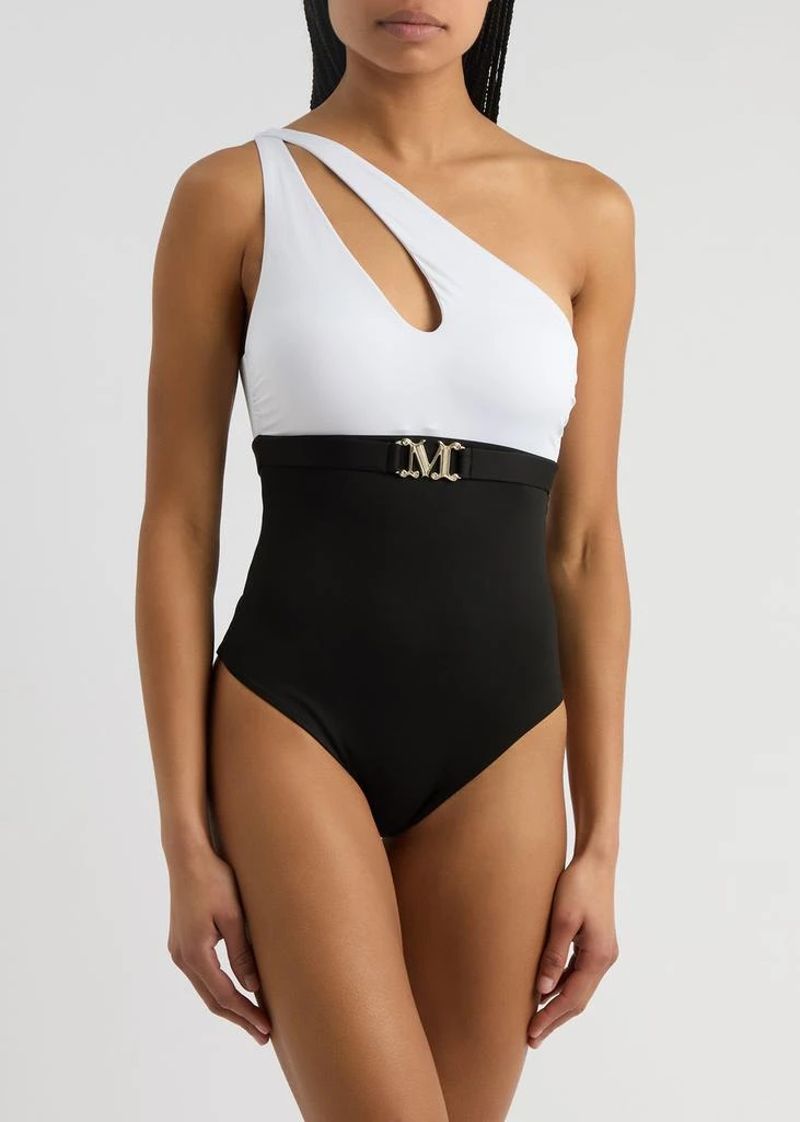 MAX MARA BEACHWEAR Carlotta one-shoulder swimsuit  2