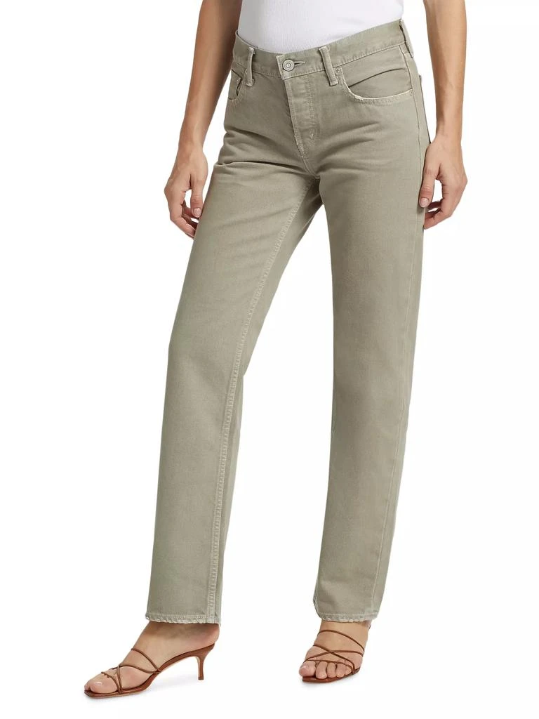 MOUSSY VINTAGE Bayonne Straight Low-Rise Jeans 4