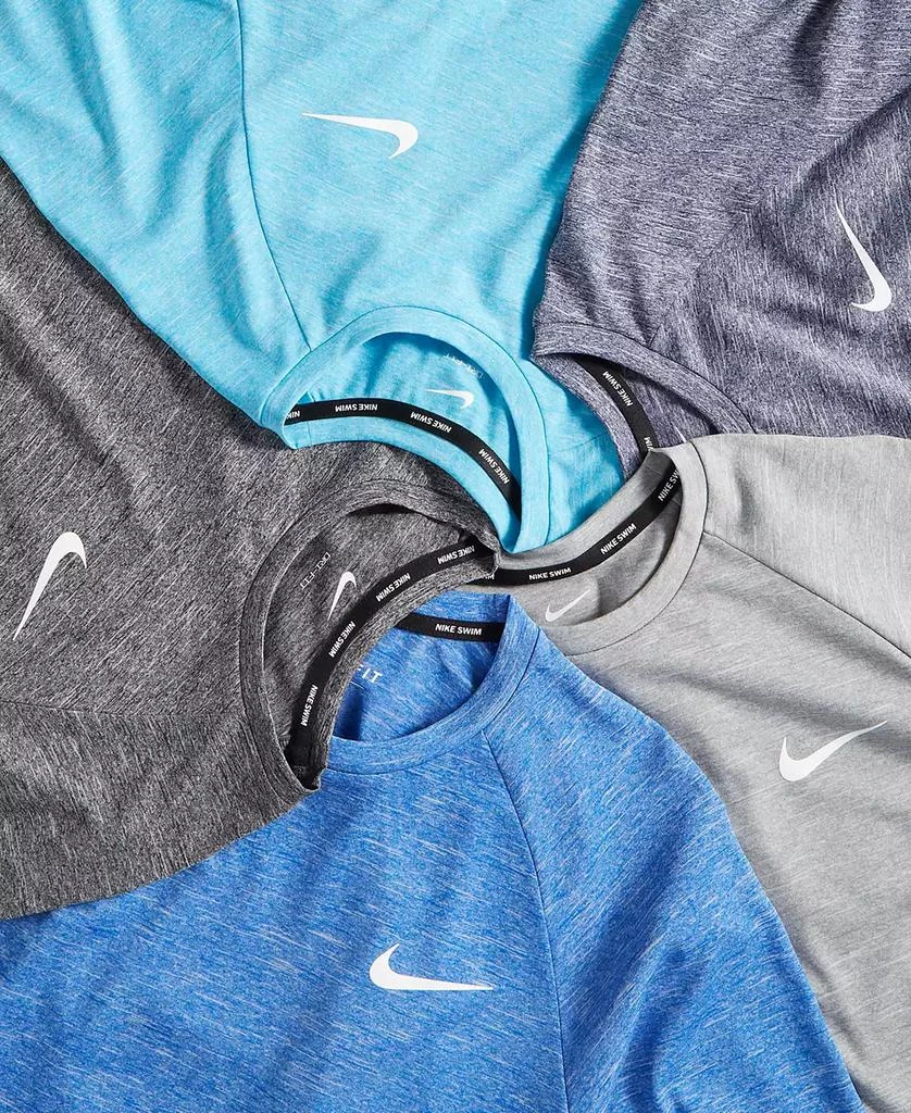 NIKE Men's Hydroguard Dri-FIT Stretch UPF 40+ Heather Rash Guard 7