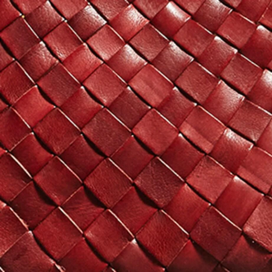DRAGON DIFFUSION Large Leather Woven Santa Croce Tote Bag 7