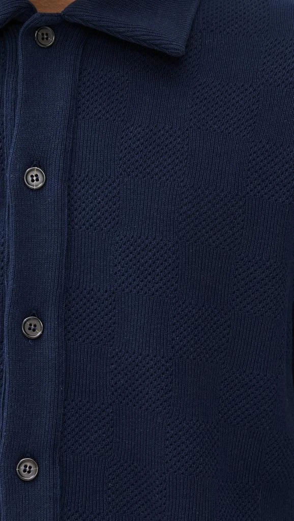 Universal Works Button Through Polo 5