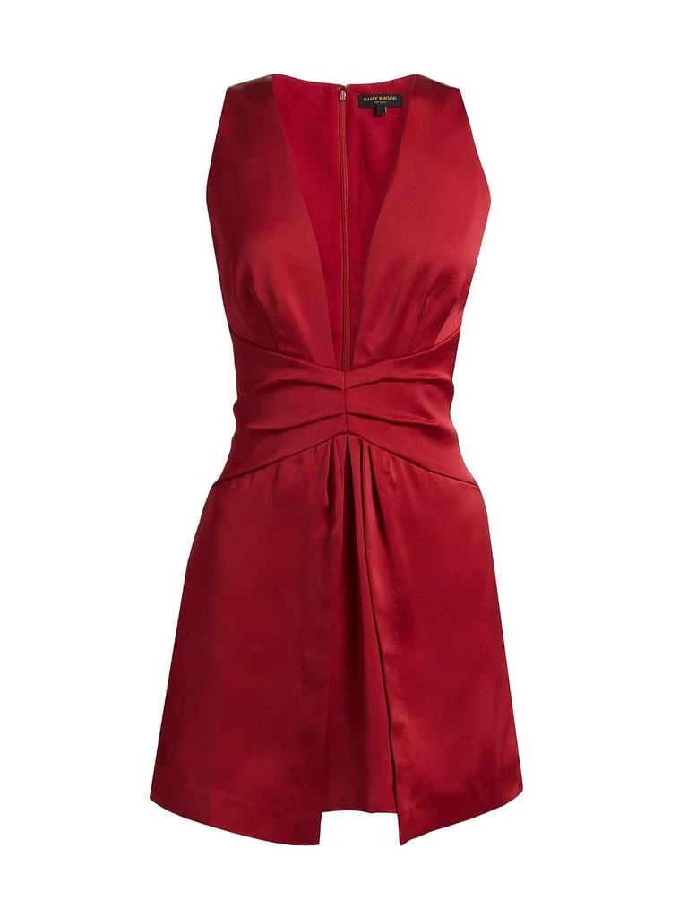 Cassea Plunging Sleeveless Mini Dress In Ruby Red  On Sale Now with Up to  40% Off | Discover Exclusive Deals & Savings at BeyondStyle  Authentic  Ramy Brook women|clothing|dresses with Limited-Time