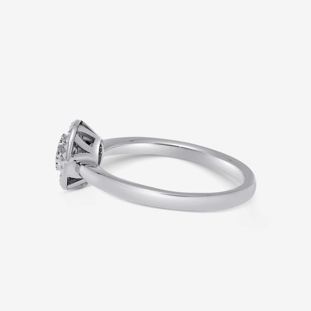 Bliss Bliss By Damiani 18K White Gold, Diamond Flower Band Ring Sz 6.5 20070942 3