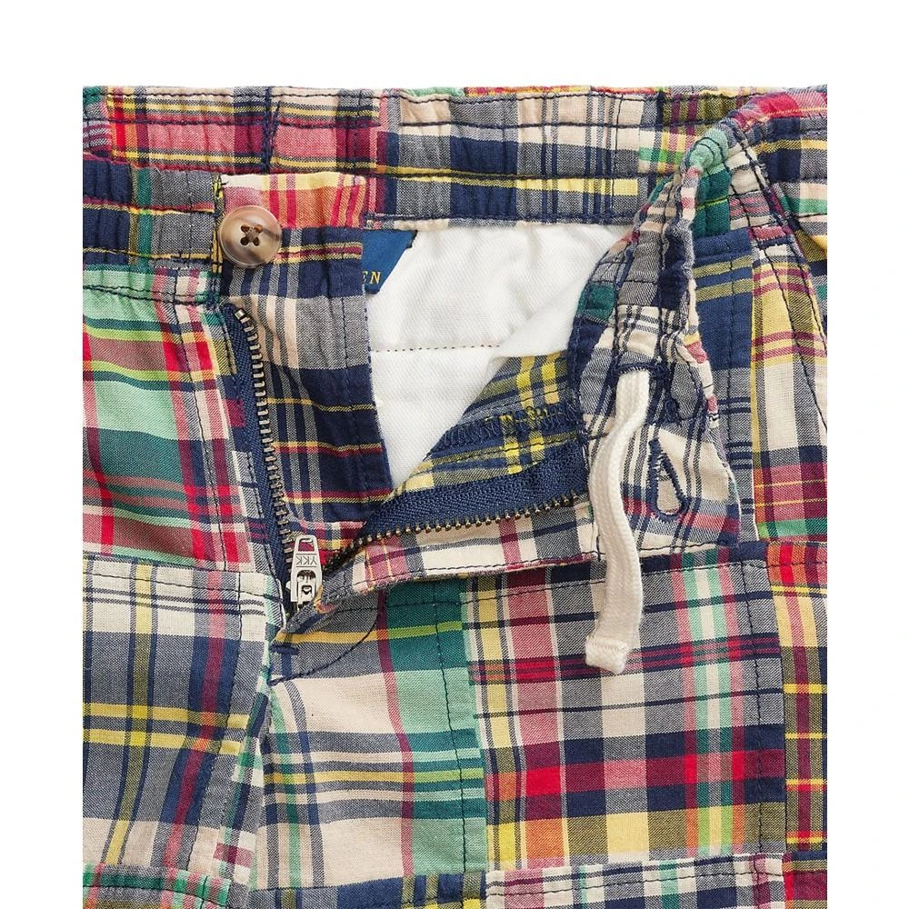 Polo Ralph Lauren Toddler and Little Boys Prepster Patchwork Madras Shorts 7