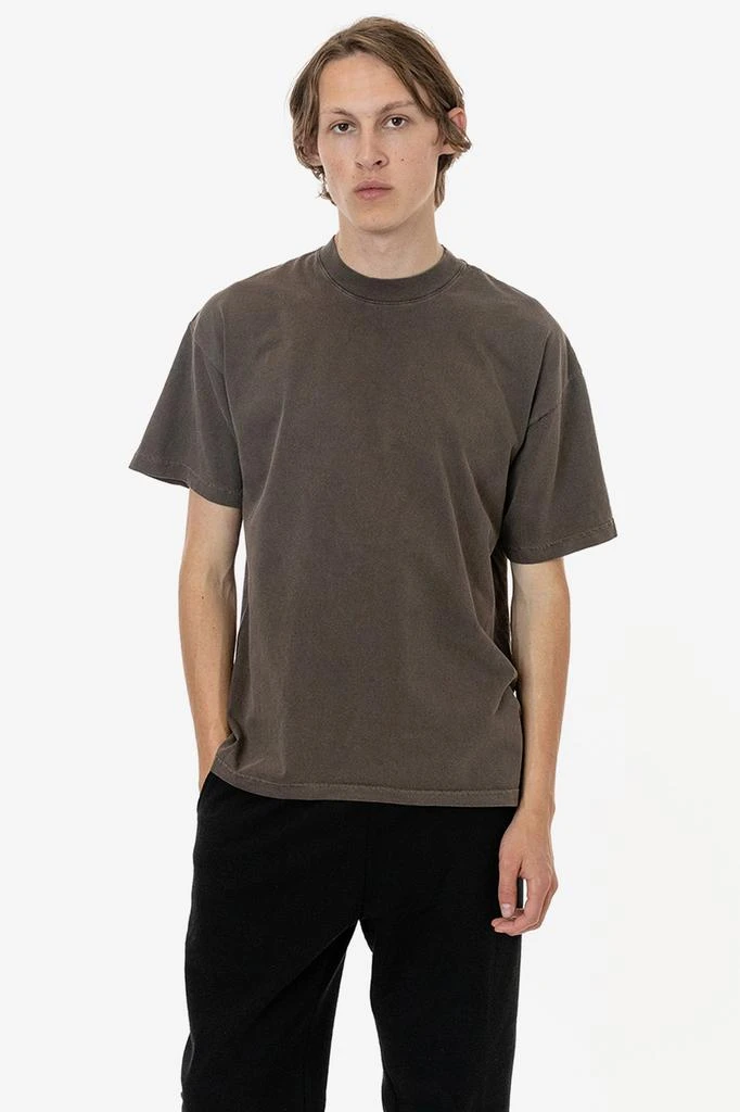 Los Angeles Apparel The 1801 - 6.5oz Garment Dye Crew Neck T-Shirt (Pigment Dye) 1