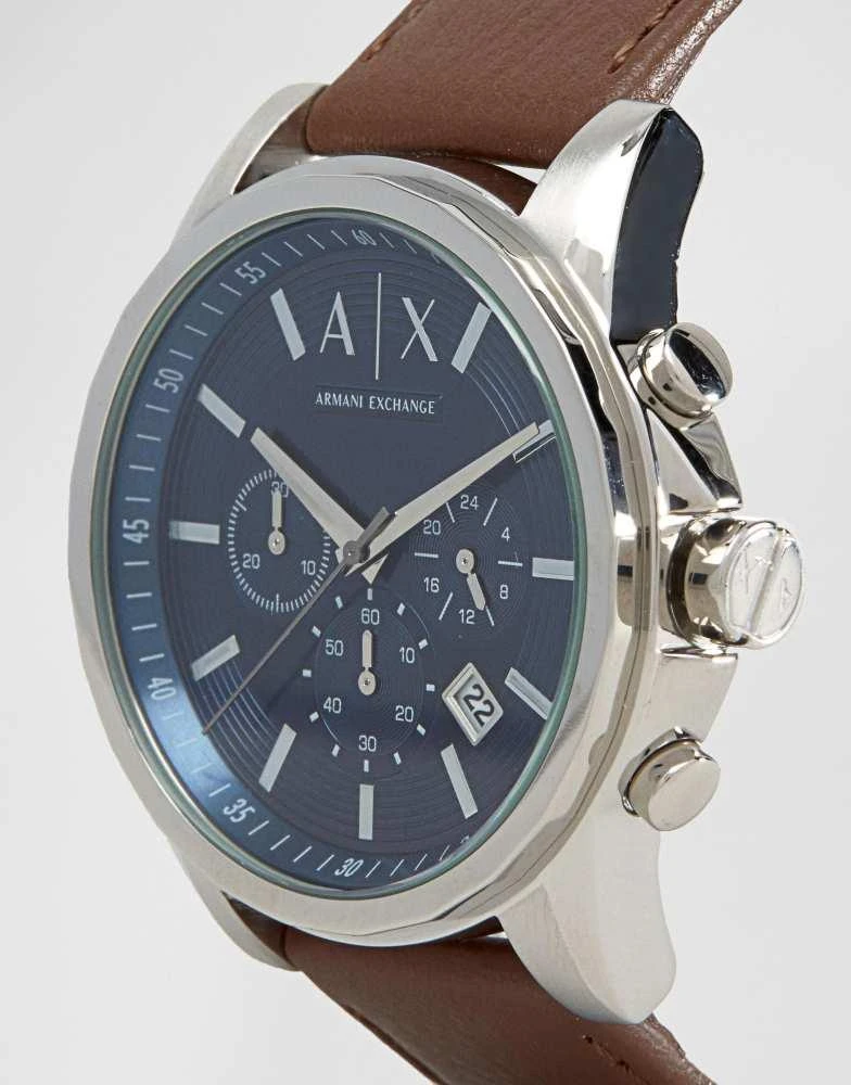 Armani Exchange Armani Exchange AX2501 leather strap watch 2