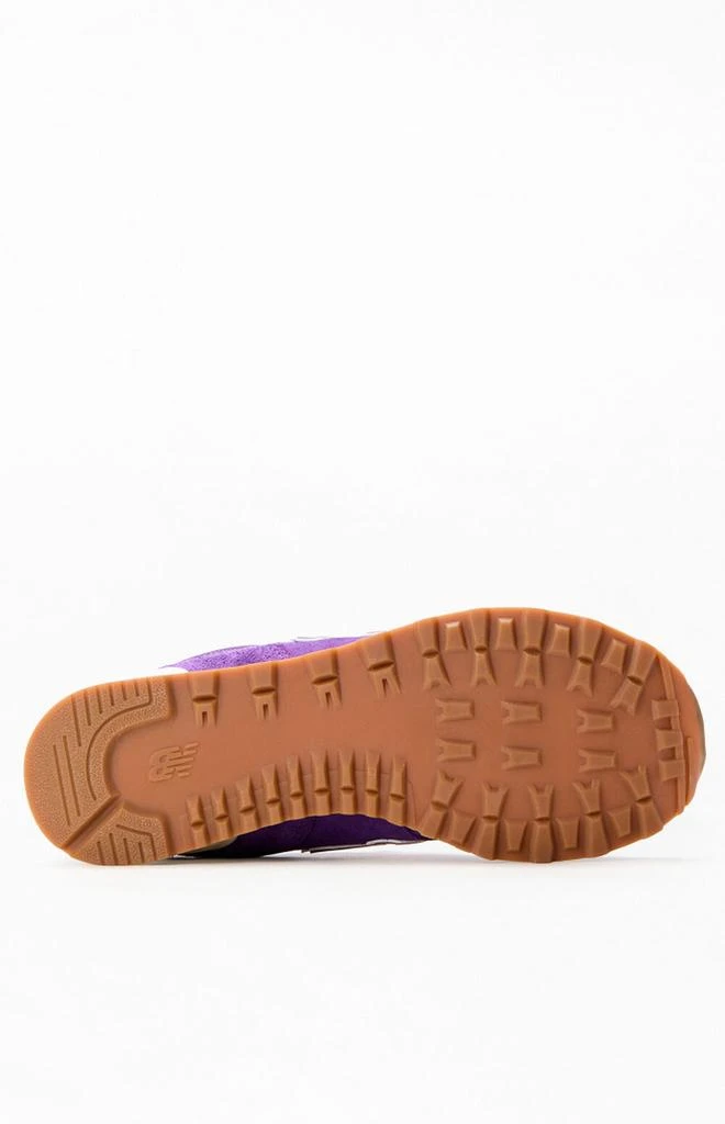 New Balance Women's Purple 574 Sneakers 4