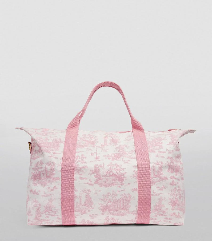 Harrods Toile Foldable Overnight Bag 4