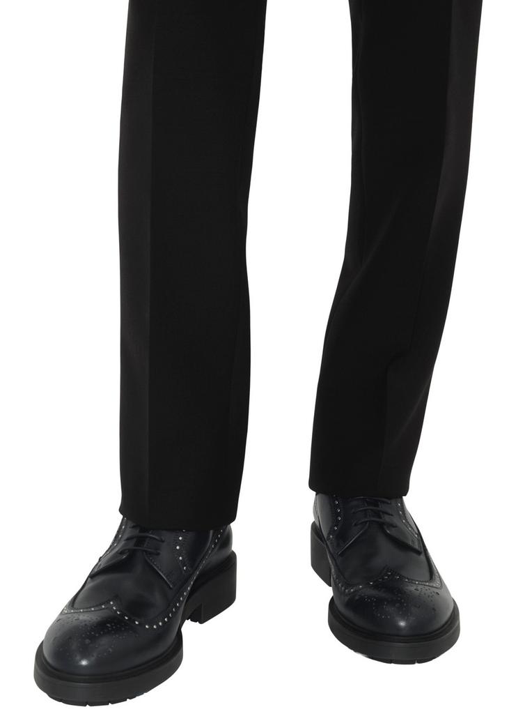 Burberry Studded leather loch brogues