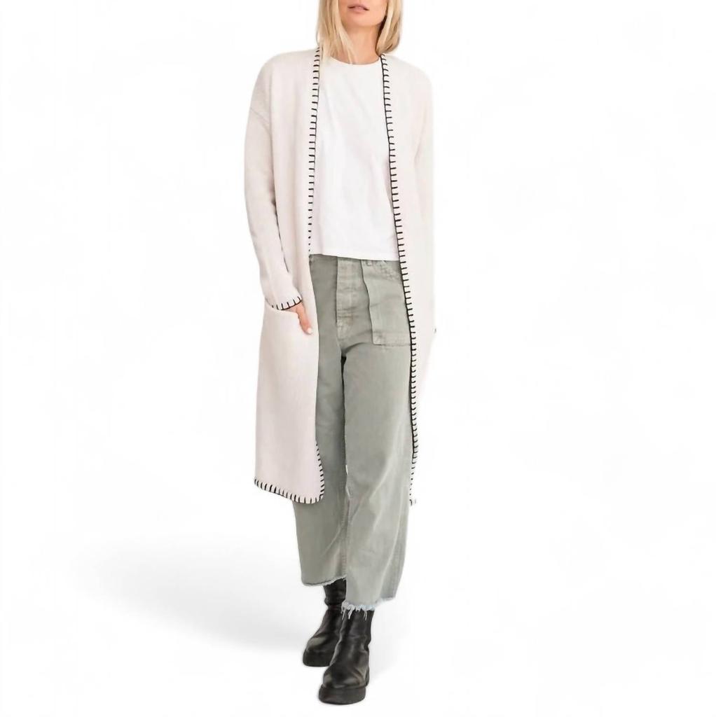 KERRI ROSENTHAL Poppy Le Kiss Duster In Milky Way