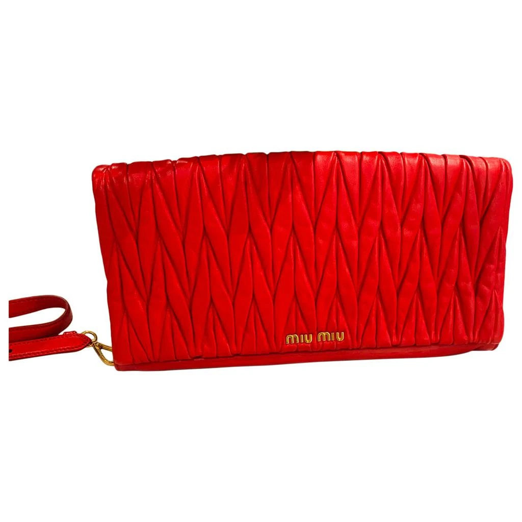 Miu Miu Miu Miu Matelassé leather handbag 1