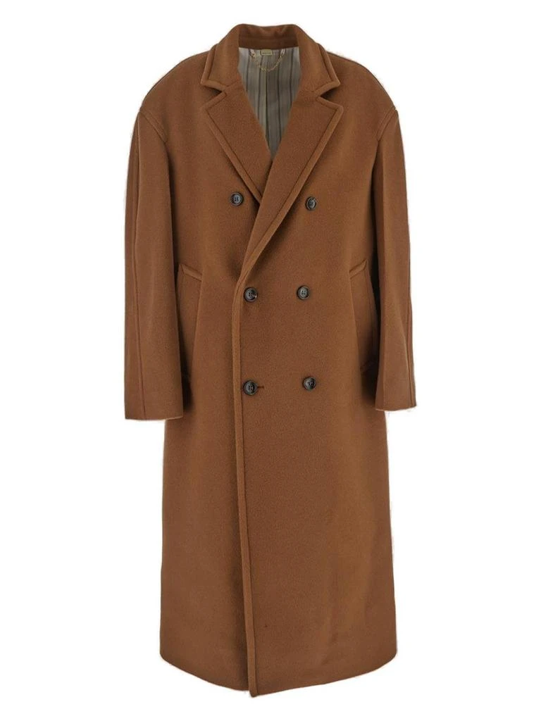 Gucci Gucci Double-Breasted Long-Sleeved Coat 1