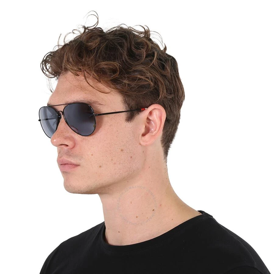ORLEBAR BROWN X Linda Farrow Grey Pilot Unisex Sunglasses OB9C11SUN 58 2