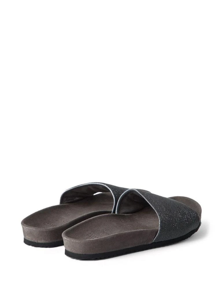 Brunello Cucinelli Brunello Cucinelli Suede Slides 3