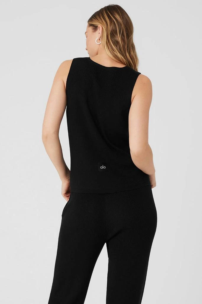 Alo Knit Salana Tank - Black 2