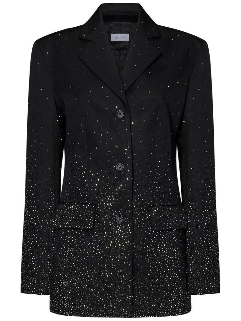 Off-White Off-White Bling Single-Breasted Embellished Blazer 1