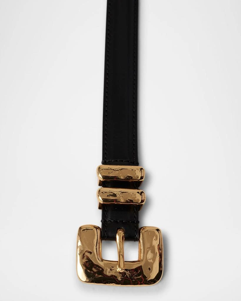 Dehanche Tetra Buckle Leather Belt 5