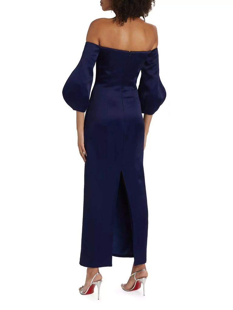 Galvan Ponza Satin Gown 5