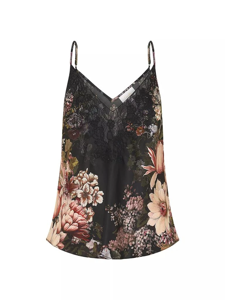 Camilla Floral Silk-lace Camisole Top 1