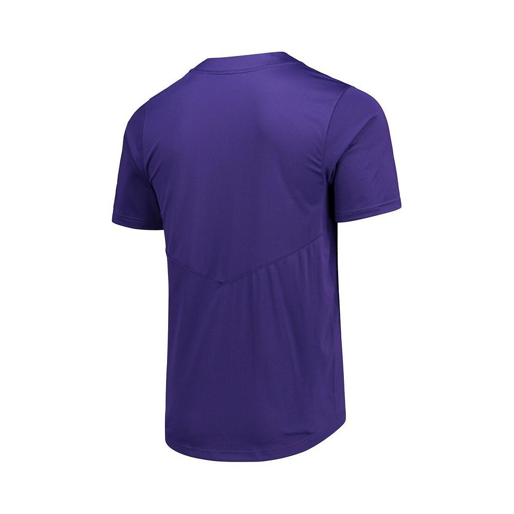 Nike Men's and Women's Purple LSU Tigers Two-Button Replica Softball Jersey