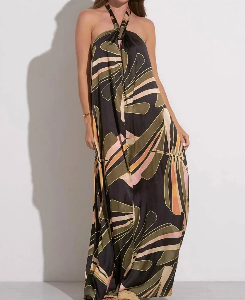 Elan - Veronica Halter Maxi Dress  On Sale Now with Up to 46% Off |  Discover Exclusive Deals & Savings at BeyondStyle  Authentic Elan women >  dresses > maxi|2848562541|black|clothing|dresses|maxi|patterned|polyester|women  with