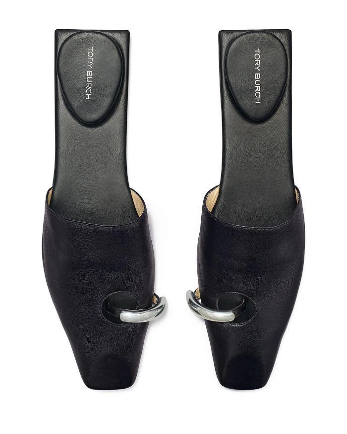 Tory Burch Women's Pierced Leather Mules 3