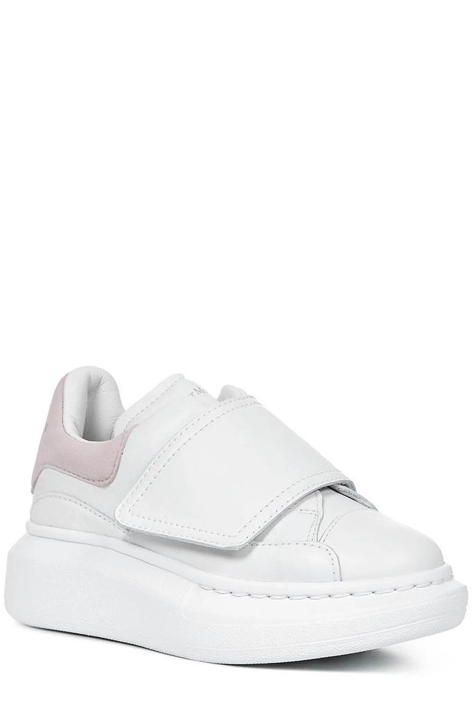 Alexander McQueen Kids Alexander McQueen Kids Round Toe Touch Strap Sneakers 2