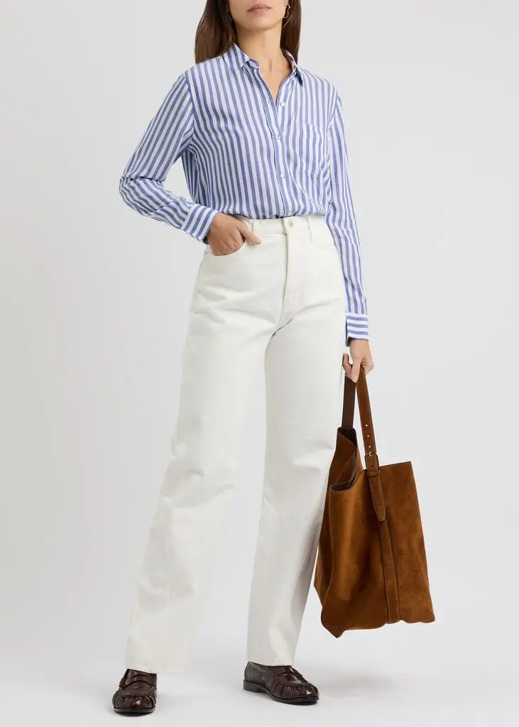 Rails Wren striped woven shirt 4