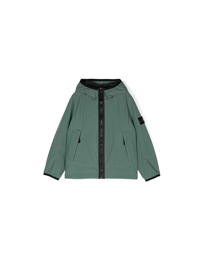 Stone Island Green Hooded Jacket 1