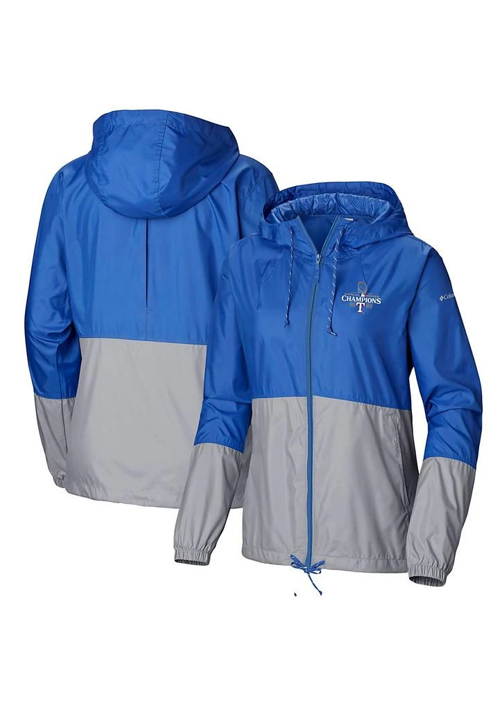 Columbia MLB Texas Rangers 2023 World Series s Flash Forward Full-Zip Windbreaker Jacket