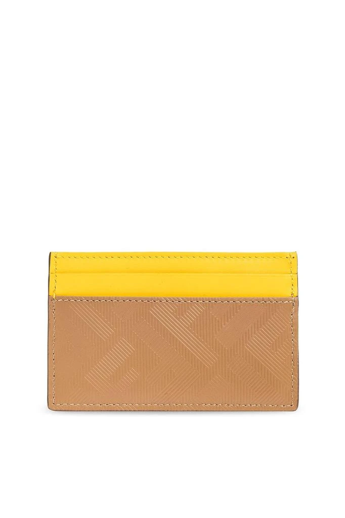 Fendi Fendi Logo-Embossed Two-Toned Card Holder 2