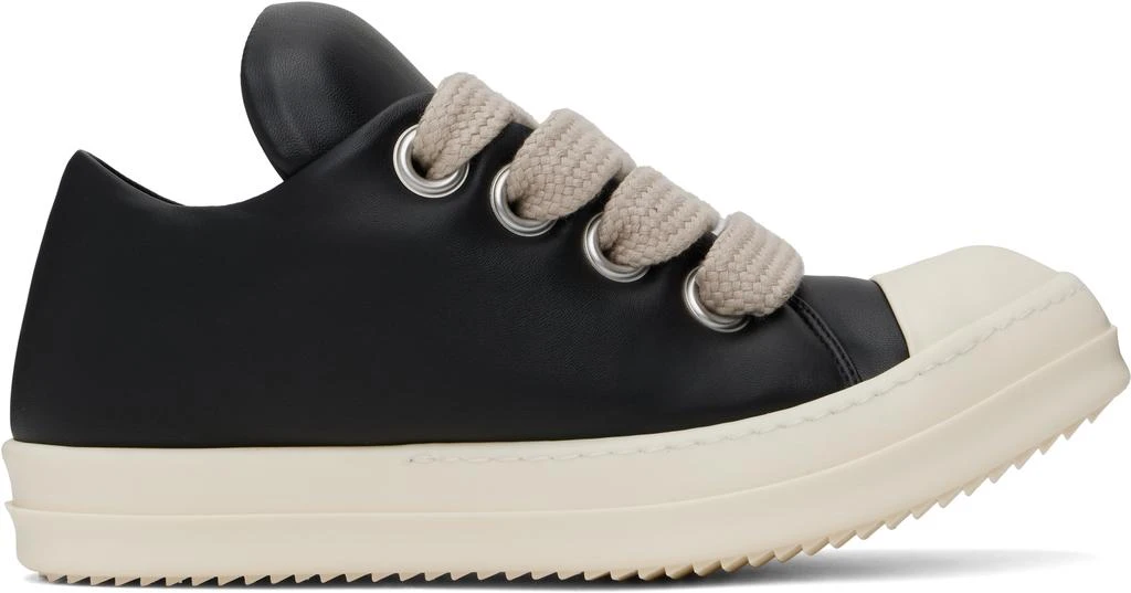 Rick Owens Black Hollywood Jumbolace Low Sneaks Sneakers 1