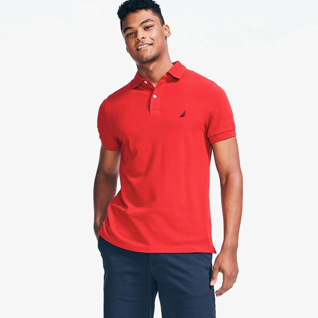 Nautica Mens Slim Fit Deck  Polo 1