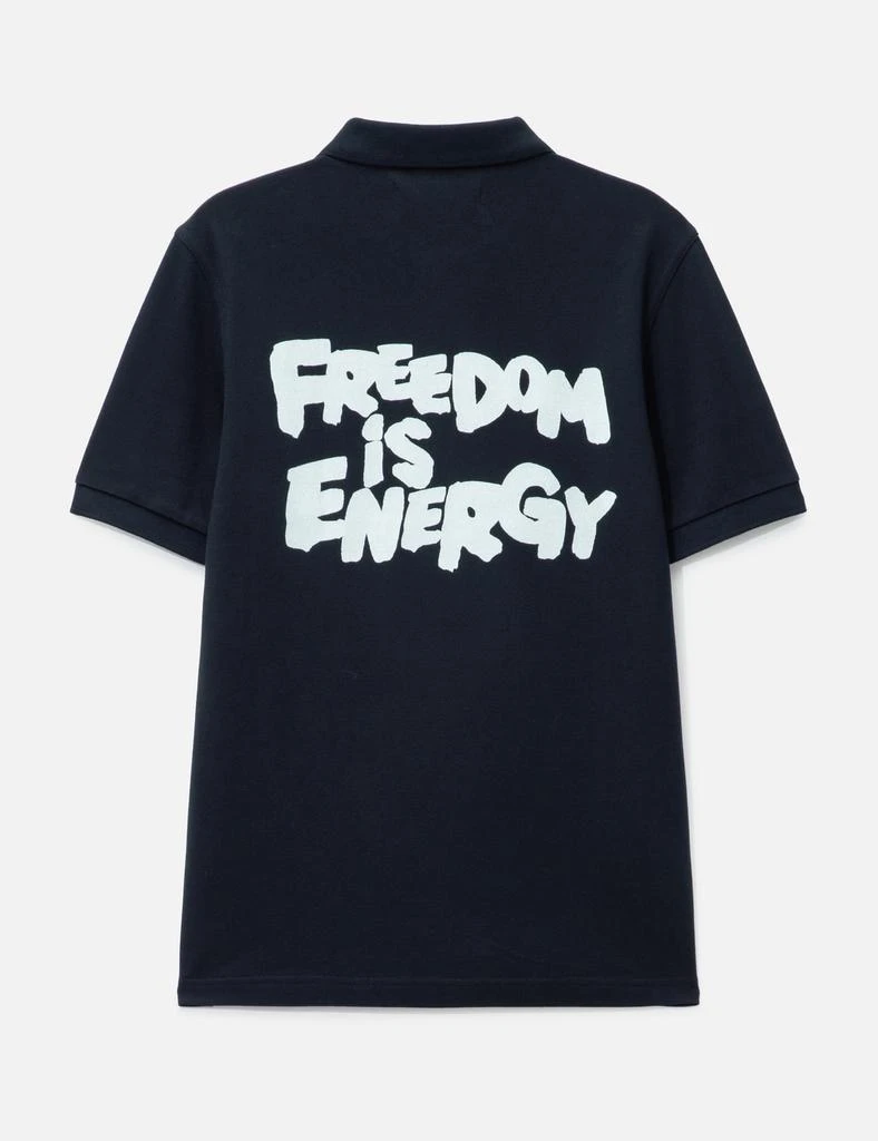 CDG SHIRT CDG Shirt X Fred Perry Short Sleeve Polo "Freedom is energy" 2