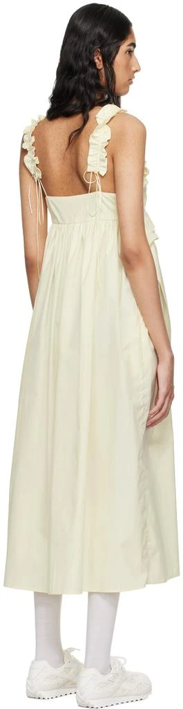 CECILIE BAHNSEN Yellow Giovanna Midi Dress 3